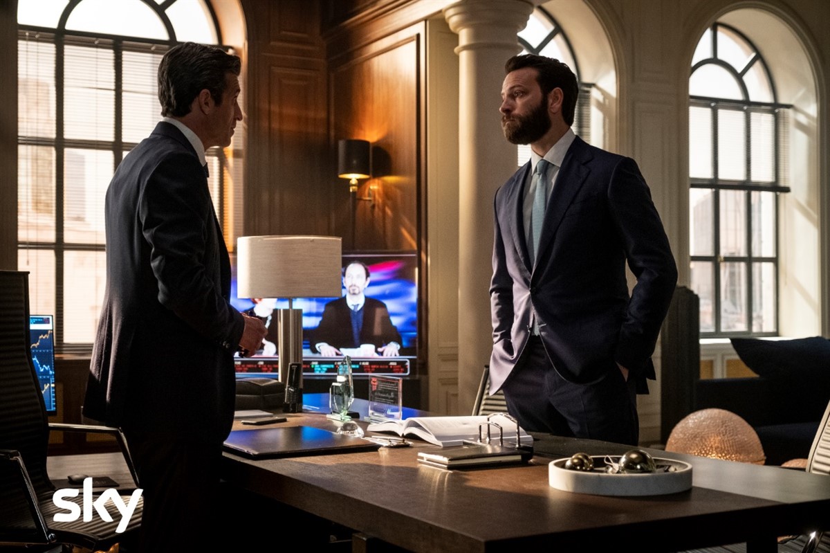 Patrick Dempsey and Alessandro Borghi in Rome for the second season of thriller I Diavoli